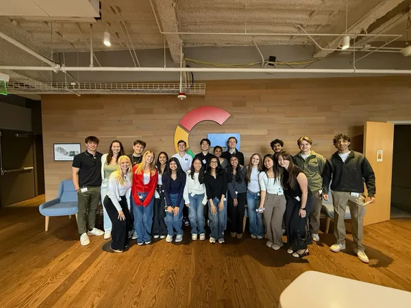 TEK members during a chapter visit to a Google office
